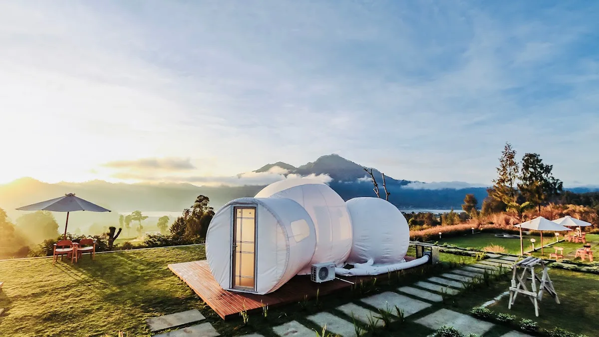 Inilah Beberapa Opsi Glamping Seru Di Kintamani Bali