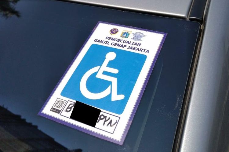 Stiker Penyandang Disabilitas
