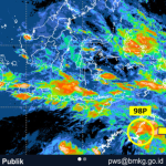 Awas Cuaca Buruk! Bibit Siklon 98P Mulai Pengaruhi Perairan RI